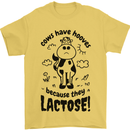 Cows Have Hooves Because They Lack Toes Mens T-Shirt 100% Cotton Yellow