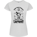 Cows Have Hooves Because They Lack Toes Womens Petite Cut T-Shirt White
