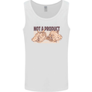 Cows Not a Product Animal Rights Vegan Mens Vest Tank Top White