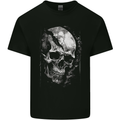 Cracked Skull Mens Cotton T-Shirt Tee Top Black