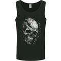 Cracked Skull Mens Vest Tank Top Black