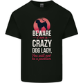 Crazy Dog Lady Funny Kids T-Shirt Childrens Black