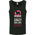 Crazy Dog Lady Funny Mens Vest Tank Top Black
