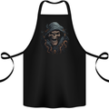 Crazy Grim Reaper Skull Demon Heavy Metal Cotton Apron 100% Organic Black
