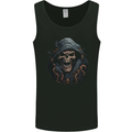 Crazy Grim Reaper Skull Demon Heavy Metal Mens Vest Tank Top Black