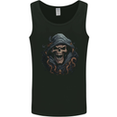Crazy Grim Reaper Skull Demon Heavy Metal Mens Vest Tank Top Black