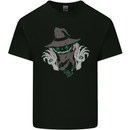 Creepy Halloween Pumpkin Kids T-Shirt Childrens Black