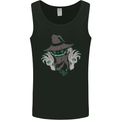 Creepy Halloween Pumpkin Mens Vest Tank Top Black