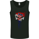 Croatia Skull Gym Training Bodybuilding Mens Vest Tank Top Black
