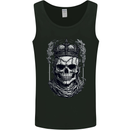 Crown Skull Gothic Goth Heavy Metal Rock Music Mens Vest Tank Top Black