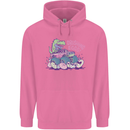Crushing Eggs Easter T-Rex Dinosaur Monster Truck Mens 80% Cotton Hoodie Azelea