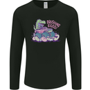 Crushing Eggs Easter T-Rex Dinosaur Monster Truck Mens Long Sleeve T-Shirt Black