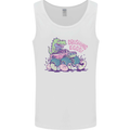 Crushing Eggs Easter T-Rex Dinosaur Monster Truck Mens Vest Tank Top White