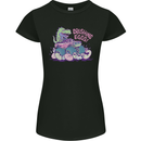Crushing Eggs Easter T-Rex Dinosaur Monster Truck Womens Petite Cut T-Shirt Black