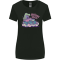 Crushing Eggs Easter T-Rex Dinosaur Monster Truck Womens Wider Cut T-Shirt Black