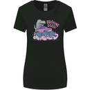 Crushing Eggs Easter T-Rex Dinosaur Monster Truck Womens Wider Cut T-Shirt Black