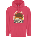 Crypto Not Crypt Funny Cryptocurrency Skulls Childrens Kids Hoodie Heliconia