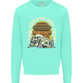Crypto Not Crypt Funny Cryptocurrency Skulls Kids Sweatshirt Jumper Peppermint