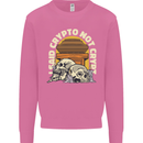 Crypto Not Crypt Funny Cryptocurrency Skulls Mens Sweatshirt Jumper Azalea