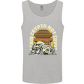 Crypto Not Crypt Funny Cryptocurrency Skulls Mens Vest Tank Top Sports Grey