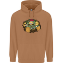 Crypto Poker Cryptocurrency Mens 80% Cotton Hoodie Caramel Latte