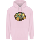 Crypto Poker Cryptocurrency Mens 80% Cotton Hoodie Light Pink