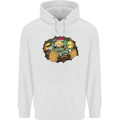 Crypto Poker Cryptocurrency Mens 80% Cotton Hoodie White