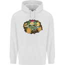 Crypto Poker Cryptocurrency Mens 80% Cotton Hoodie White