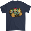 Crypto Poker Cryptocurrency Mens T-Shirt 100% Cotton Navy Blue