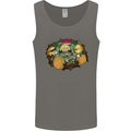 Crypto Poker Cryptocurrency Mens Vest Tank Top Charcoal