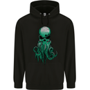 Cthulhu Green Kraken Octopus Skull Mens 80% Cotton Hoodie Black
