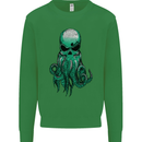 Cthulhu Green Kraken Octopus Skull Mens Sweatshirt Jumper Irish Green