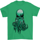 Cthulhu Green Kraken Octopus Skull Mens T-Shirt 100% Cotton Irish Green