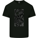 Cthulhu Octopus Kraken Octoskull Kids T-Shirt Childrens Black