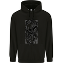 Cthulhu Octopus Kraken Octoskull Mens 80% Cotton Hoodie Black