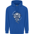 Cthulhu Wander Kraken Octopus Ocean Mens 80% Cotton Hoodie Royal Blue