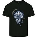 Cthulhu Wander Kraken Octopus Ocean Mens Cotton T-Shirt Tee Top Black