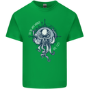 Cthulhu Wander Kraken Octopus Ocean Mens Cotton T-Shirt Tee Top Irish Green
