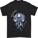 Cthulhu Wander Kraken Octopus Ocean Mens T-Shirt 100% Cotton Black