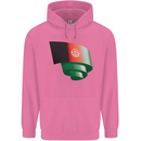 Curled Afghanistan Flag Afghan Day Football Mens 80% Cotton Hoodie Azelea