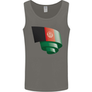Curled Afghanistan Flag Afghan Day Football Mens Vest Tank Top Charcoal