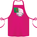 Curled Algeria Flag Algerian Day Football Cotton Apron 100% Organic Pink