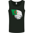 Curled Algeria Flag Algerian Day Football Mens Vest Tank Top Black