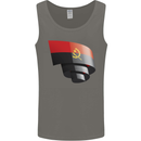 Curled Angola Flag Angolan Day Football Mens Vest Tank Top Charcoal