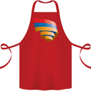 Curled Armenia Flag Armenian Day Football Cotton Apron 100% Organic Red
