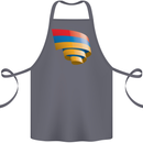 Curled Armenia Flag Armenian Day Football Cotton Apron 100% Organic Steel