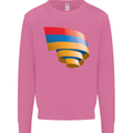 Curled Armenia Flag Armenian Day Football Mens Sweatshirt Jumper Azalea