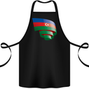 Curled Azerbaijan Flag Azerbaijani Day Football Cotton Apron 100% Organic Black