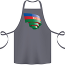 Curled Azerbaijan Flag Azerbaijani Day Football Cotton Apron 100% Organic Steel
