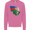 Curled Azerbaijan Flag Azerbaijani Day Football Mens Sweatshirt Jumper Azalea